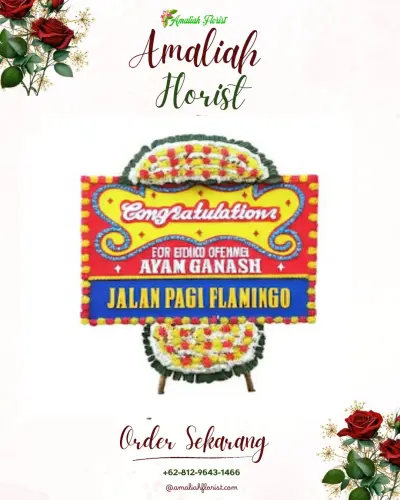 Bunga Papan Congratulation di Kejaksan